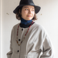 Gloriosa tuck wool coat