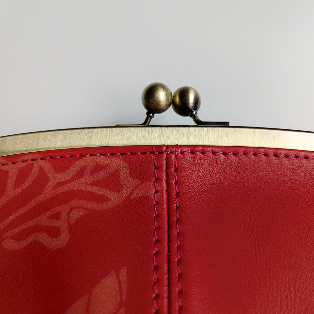 Real leather Gamaguchi Shoulder Bag -Lotas-