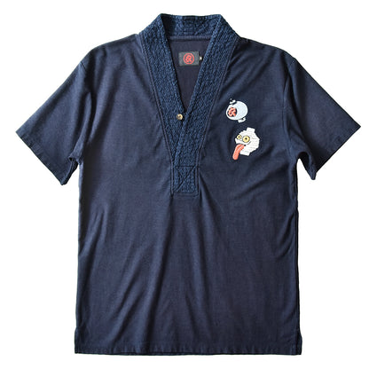 提灯おばけ 着物衿Tシャツ