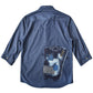 Yokai Patchwork 3/4 Sleeve Shirt