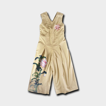 Night-blooming Cereus Back Cross Jumpsuit