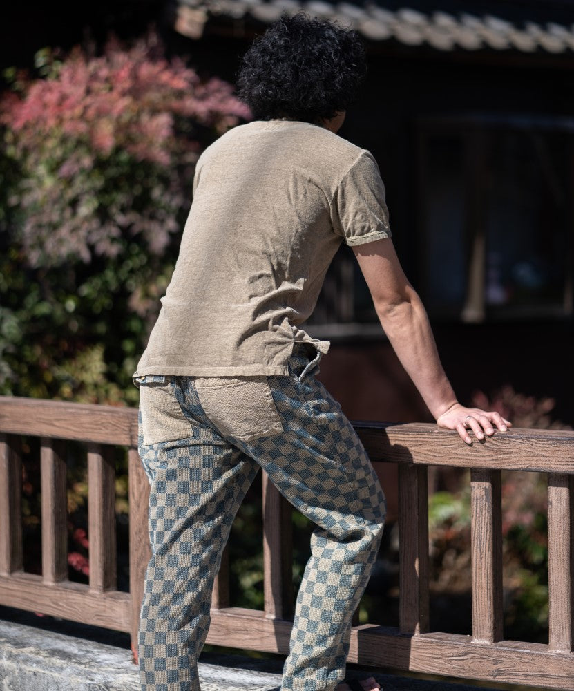 Sashiko Ichimatsu Pants