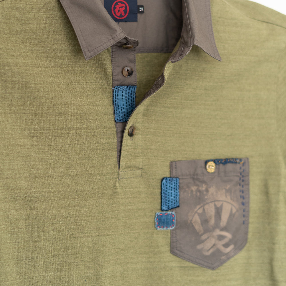 Military remake polo shirt
