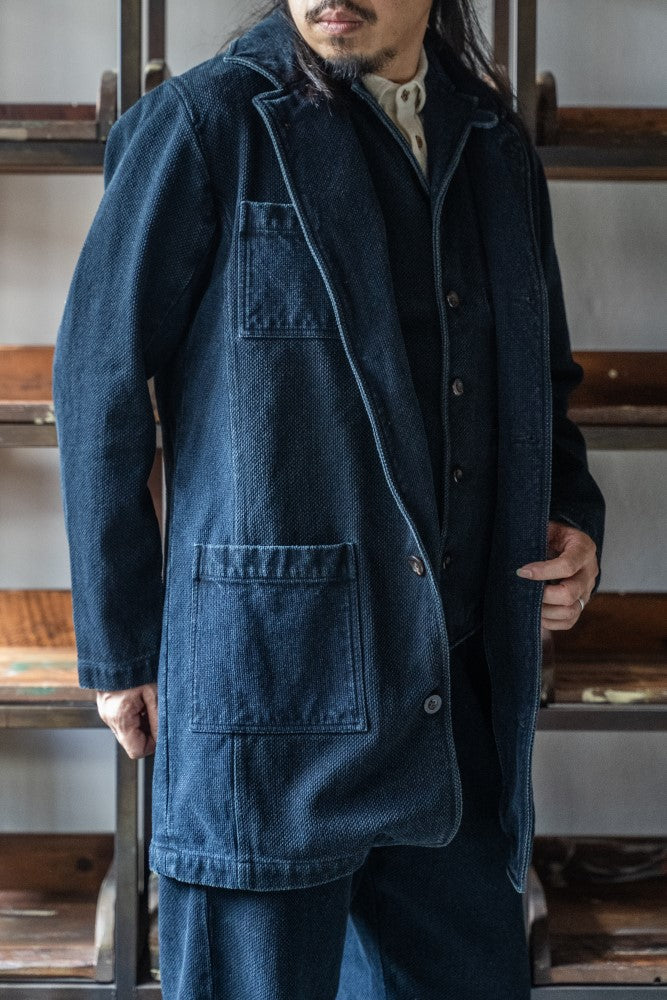 Sashiko weave Coat