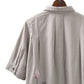 蓮五分袖      タックブラウス