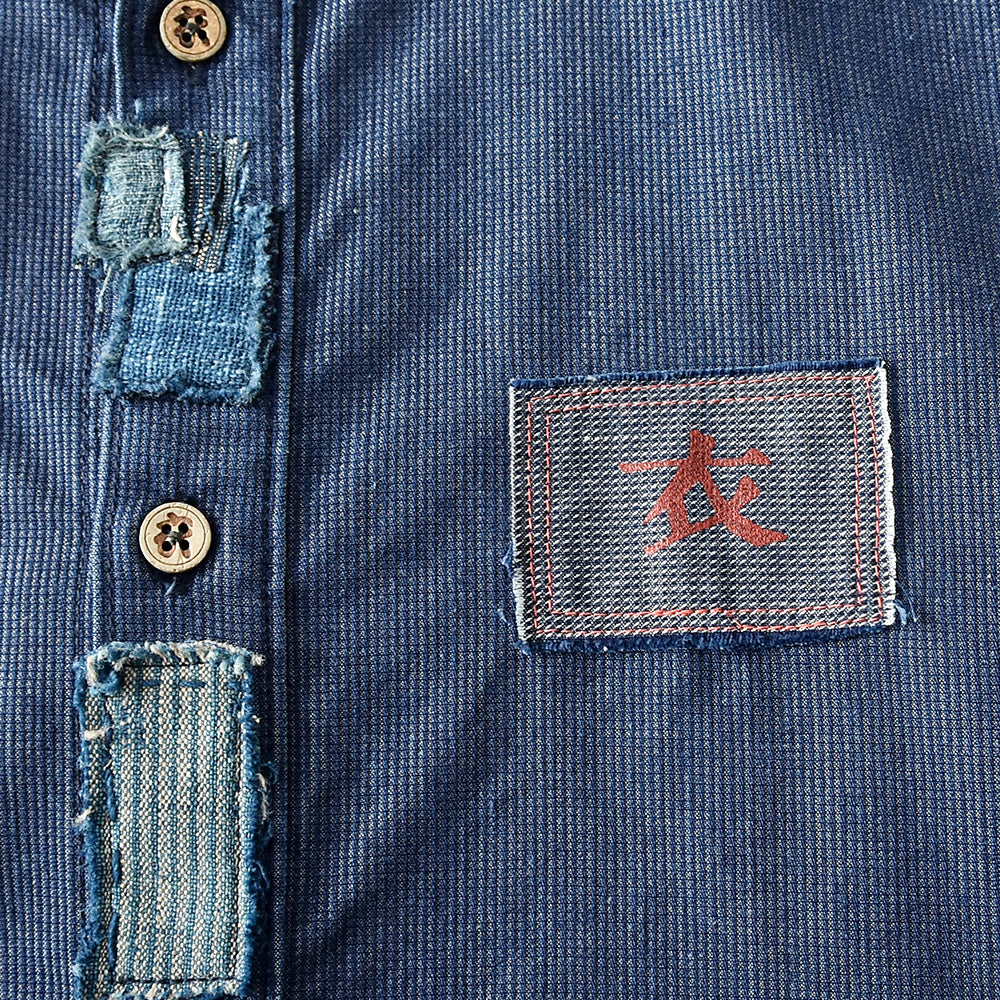 Yokai Patchwork 3/4 Sleeve Shirt