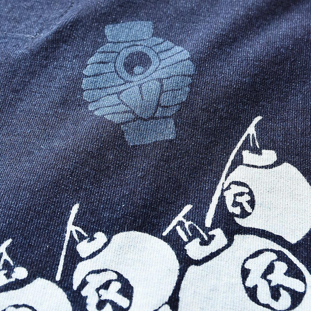 提灯おばけ 着物衿Tシャツ