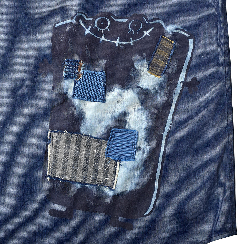 Yokai Patchwork 3/4 Sleeve Shirt