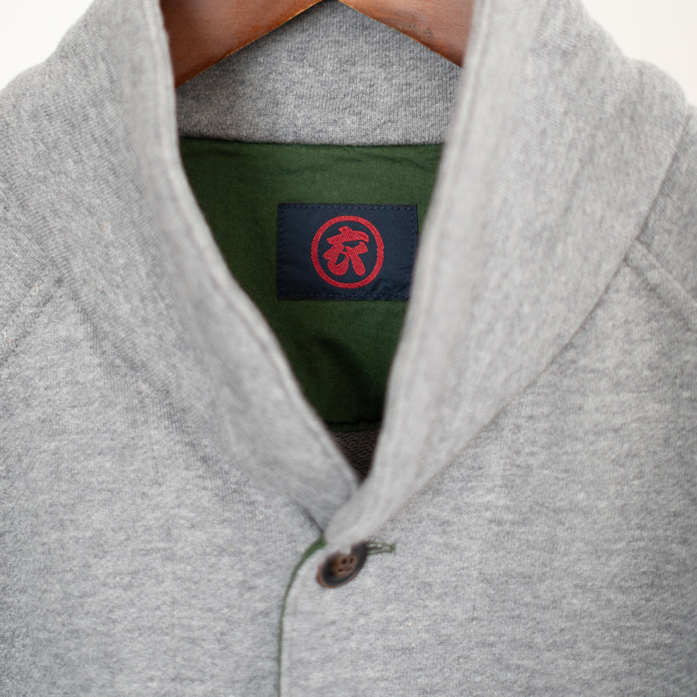 筒描き風 鯉裏毛カーディガン