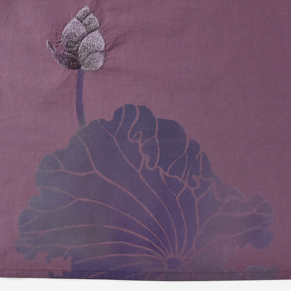 蓮五分袖      タックブラウス