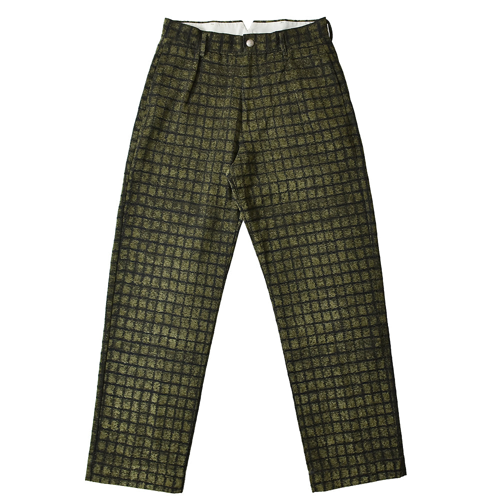 Plaid Pattern Pants