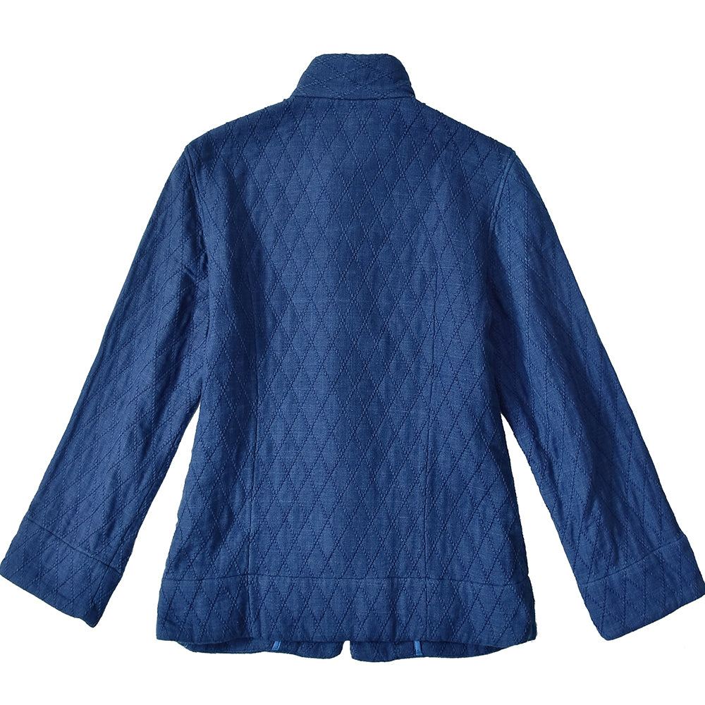 接結刺し子　チャイナジャケット(レディース）