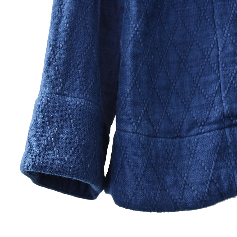 接結刺し子　チャイナジャケット(レディース）