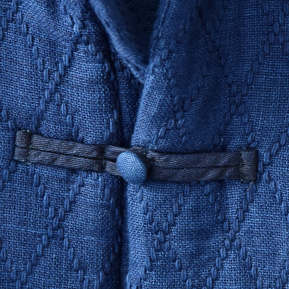 接結刺し子　チャイナジャケット(レディース）