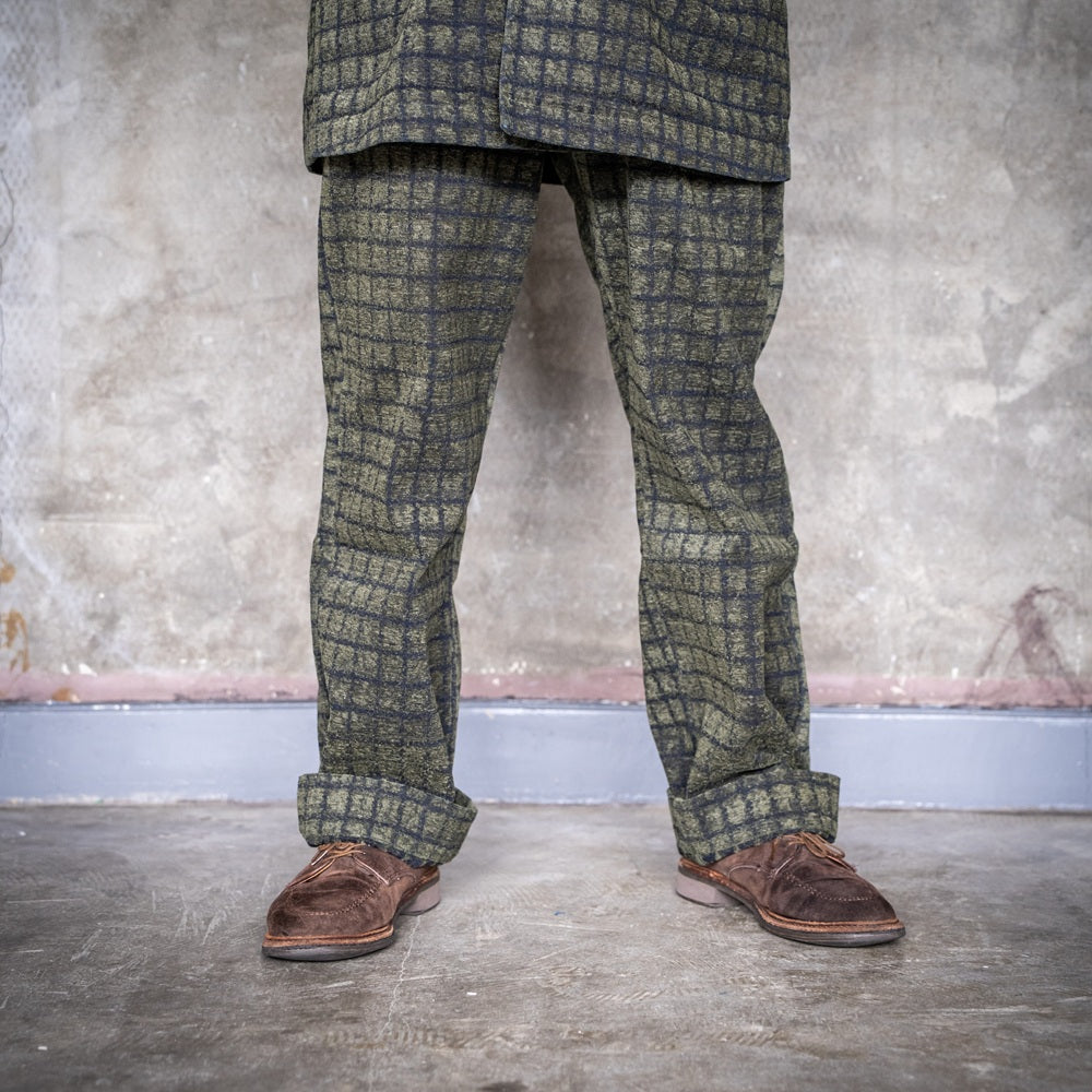 Plaid Pattern Pants