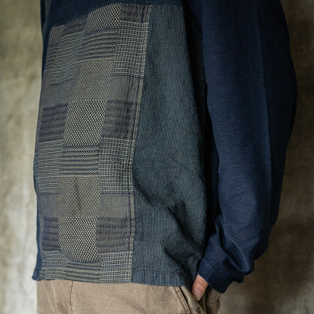 Front patchwork T-shirt