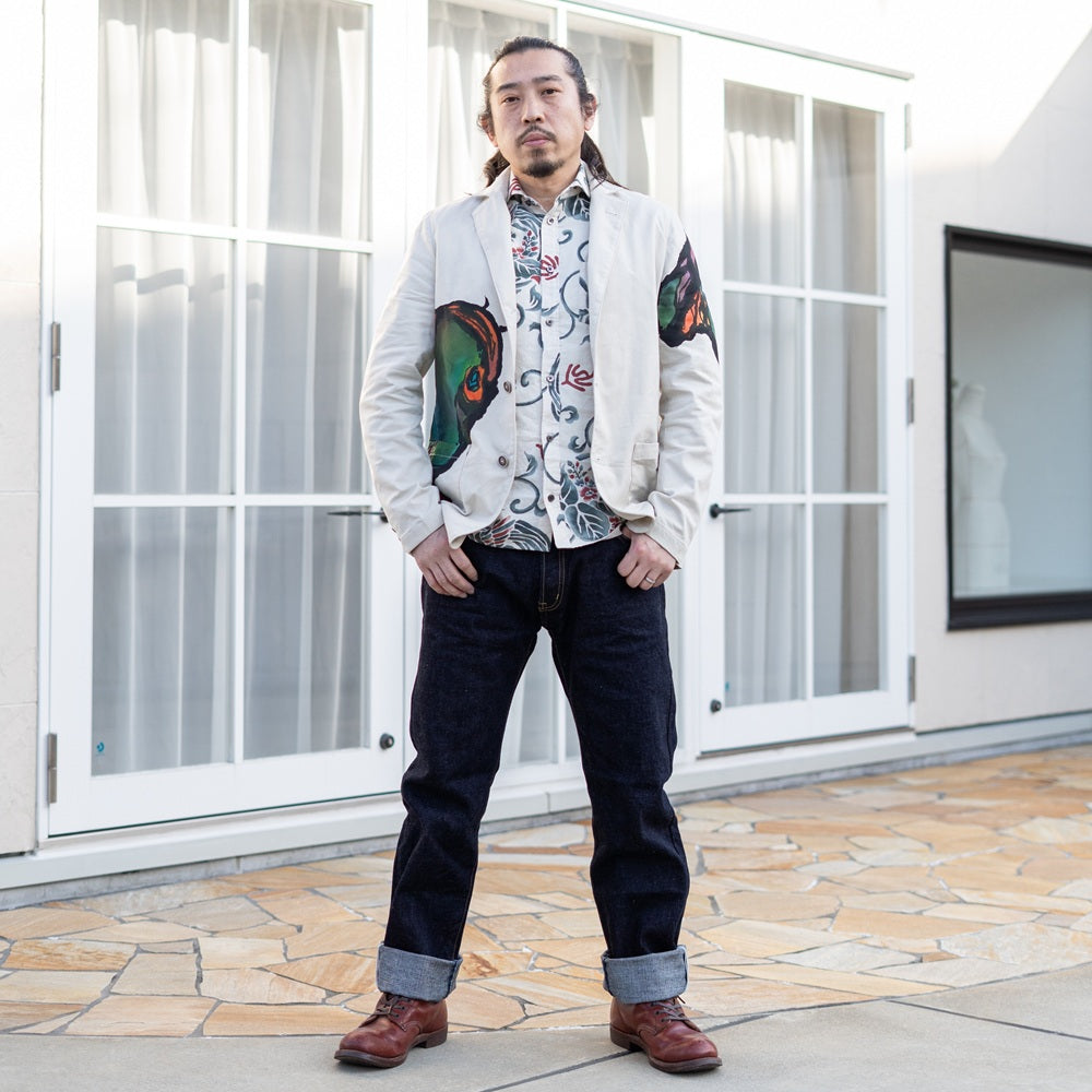 手彩色 鯰ジャケット