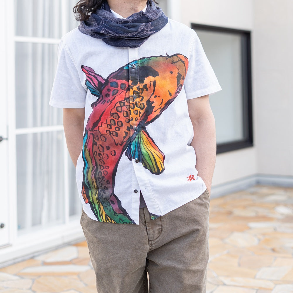 Hand-painted Koi Shirt
