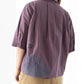 Lotus Half-Sleeve Tucked Blouse