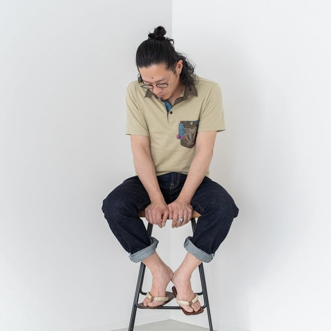 Military remake polo shirt