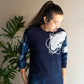 Catfish  Patchwork 3/4 Sleeve T-Shirt