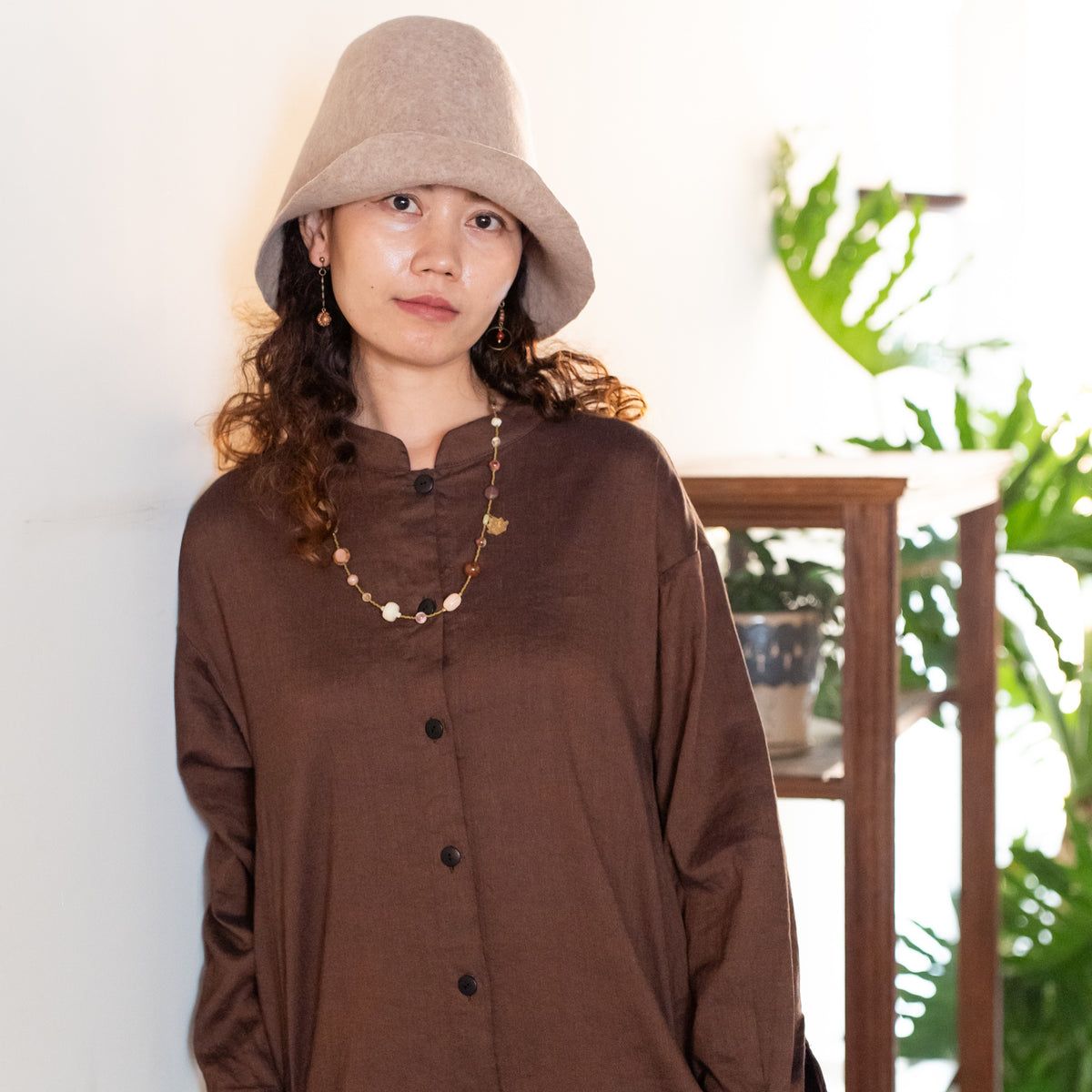 Tama-mushi Weave Great Burnet Dress