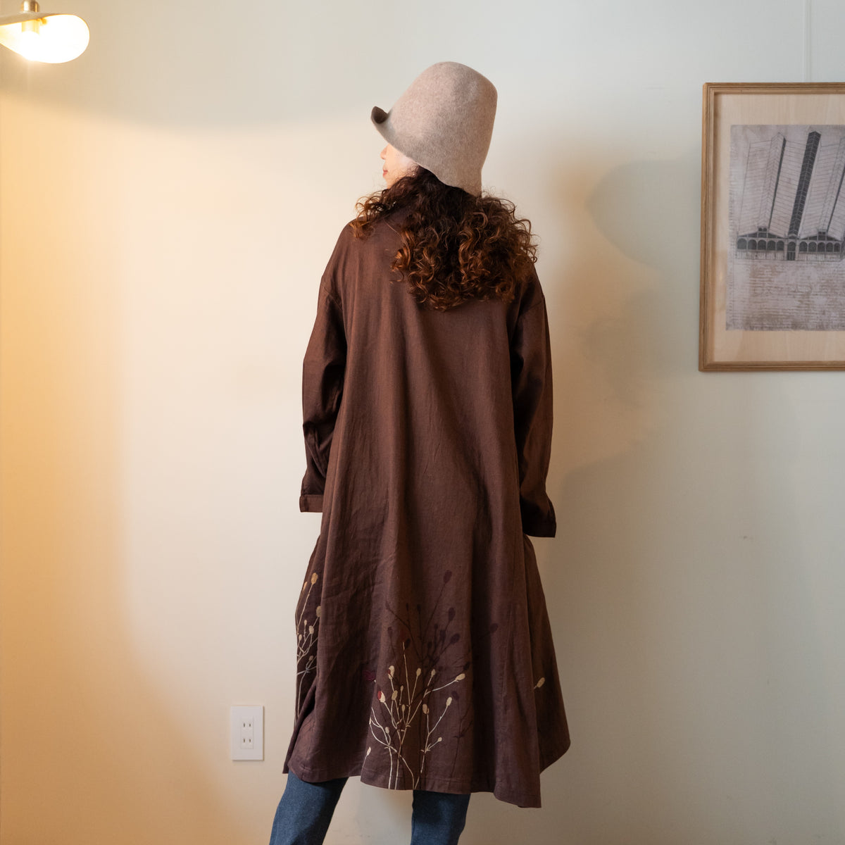 Tama-mushi Weave Great Burnet Dress