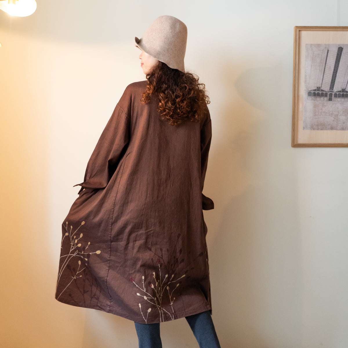 Tama-mushi Weave Great Burnet Dress