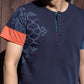 Ainu Pattern KOIKUCHI Henry T-Shirt