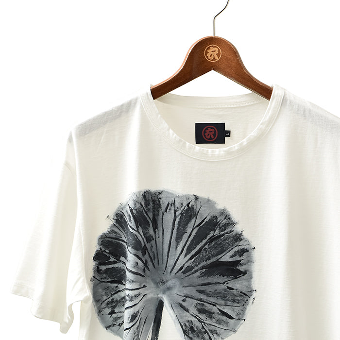 蓮リーフプリント 和金Tシャツ