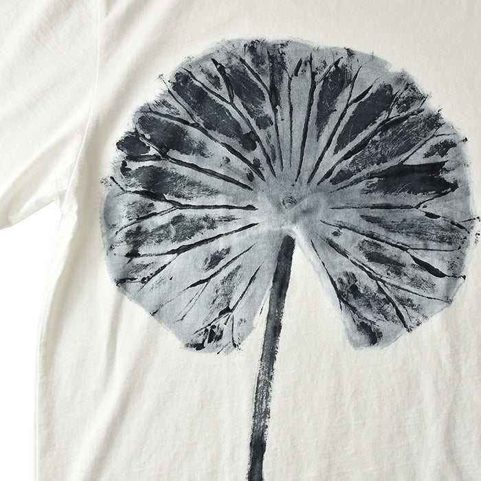 蓮リーフプリント 和金Tシャツ