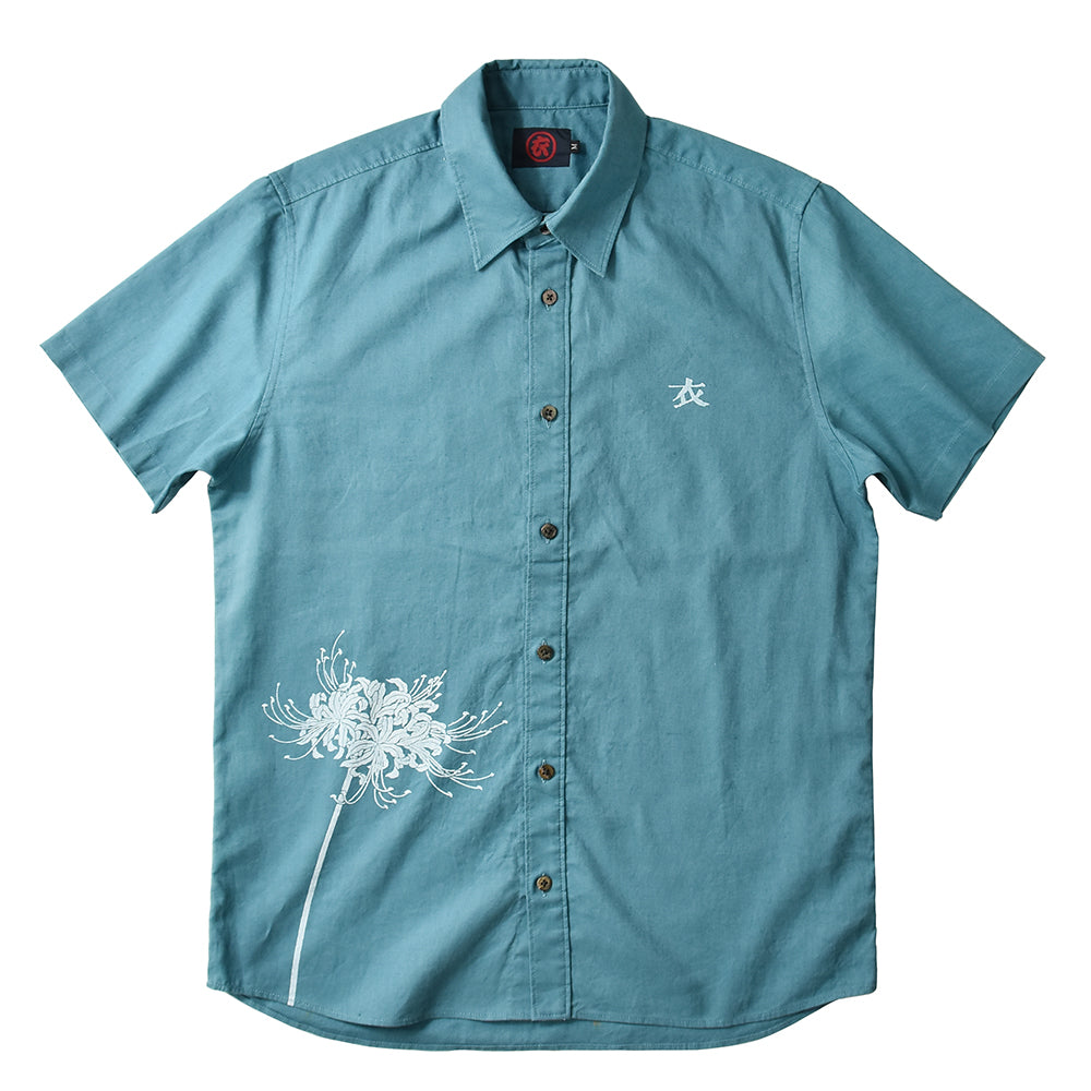 Red Spider Lily & Washi Dragonfly Shirt