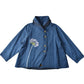 Agapanthus Layered Kimono-Collar Jacket
