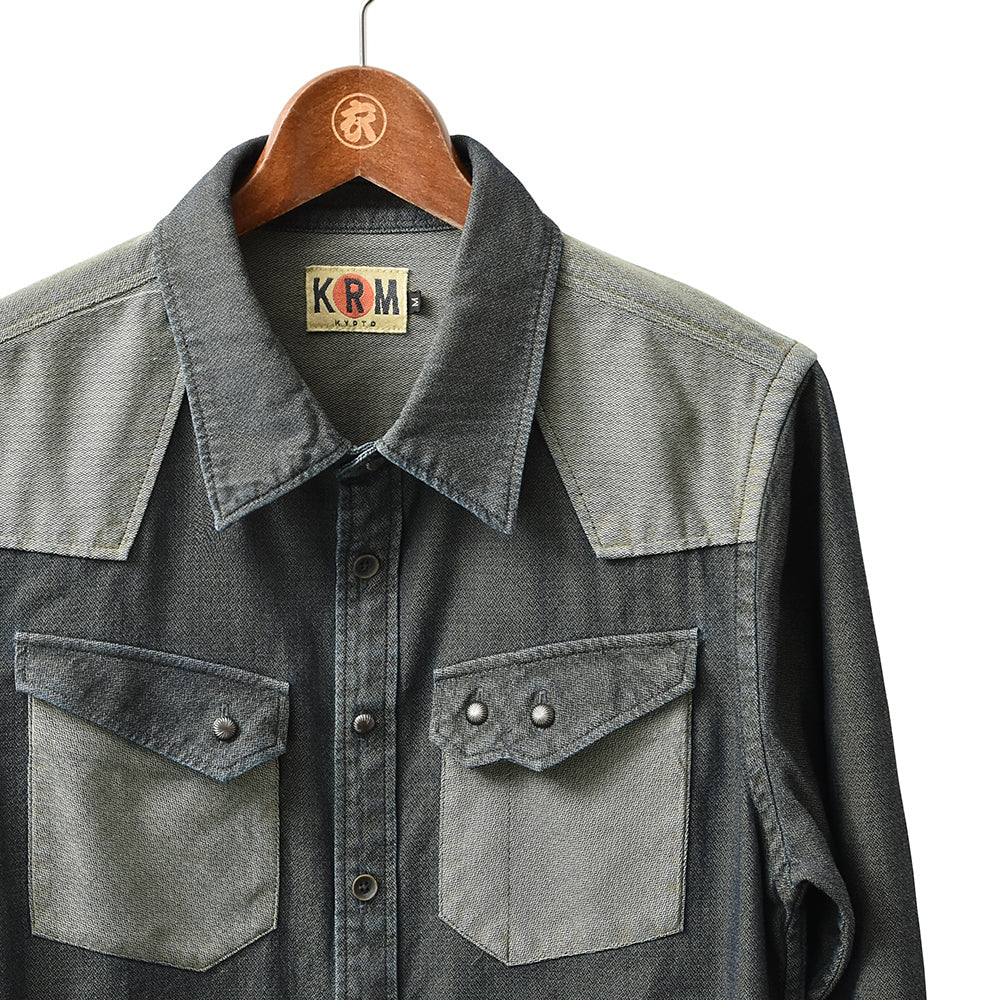 Indigo Diamond Dobby Shirt