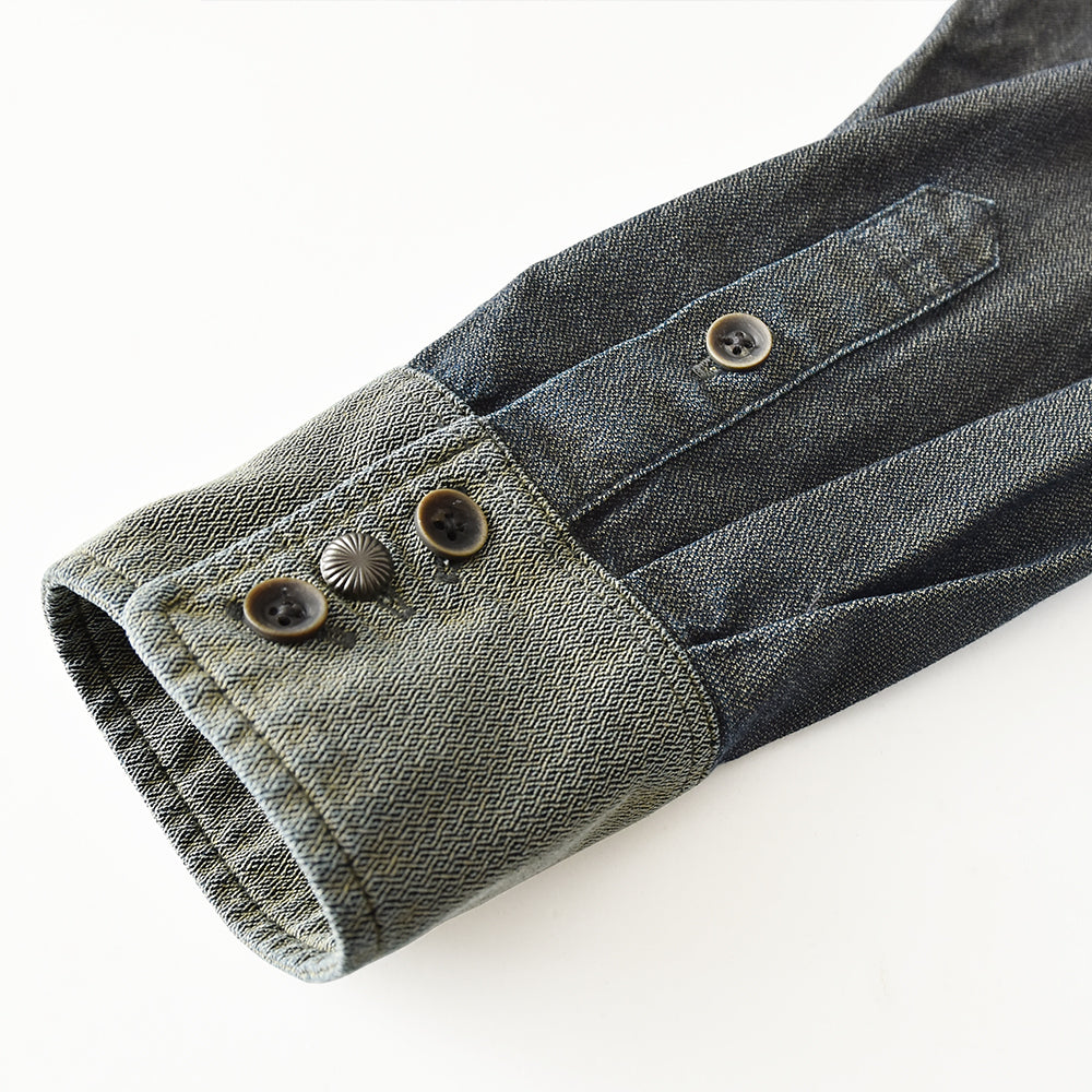 Indigo Diamond Dobby Shirt