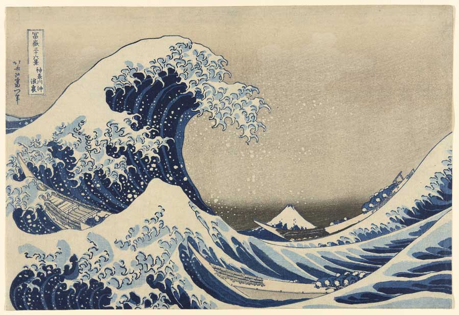 Thirty-Six Views of Mount Fuji – The Great Wave off Kanagawa T-Shirt