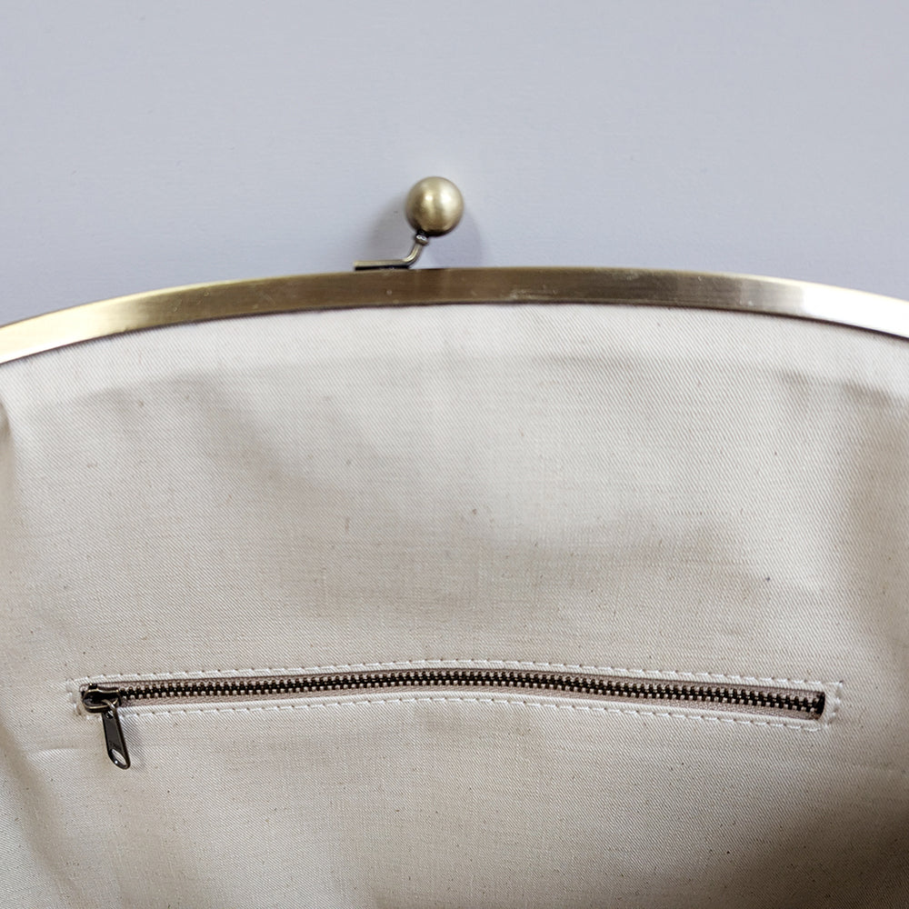 Real leather Gamaguchi Shoulder Bag -Lotas-