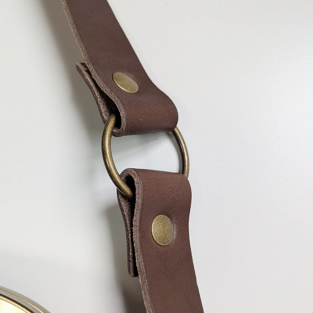 Real leather Gamaguchi Shoulder Bag -Lotas-