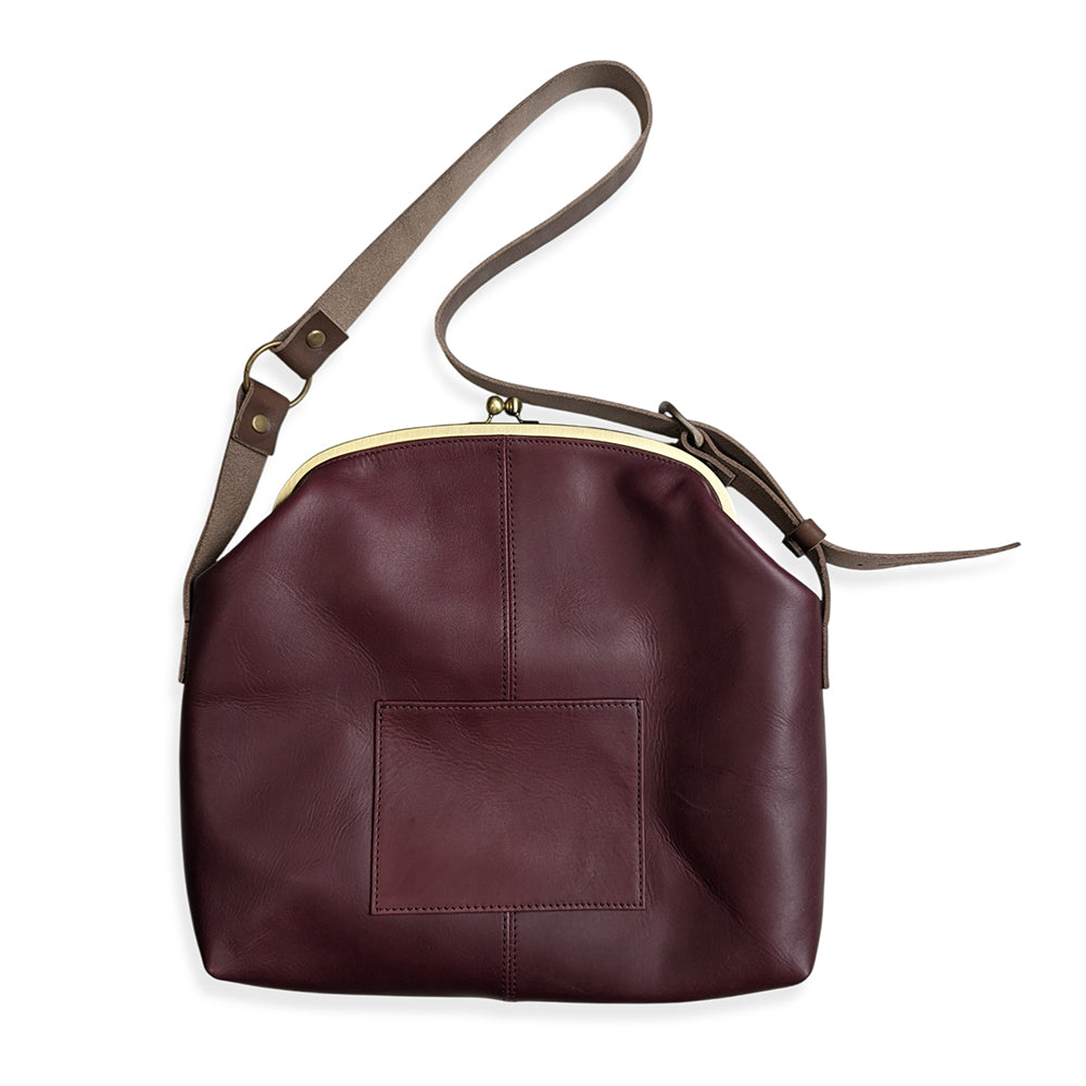 Real leather Gamaguchi Shoulder Bag -Yokai-