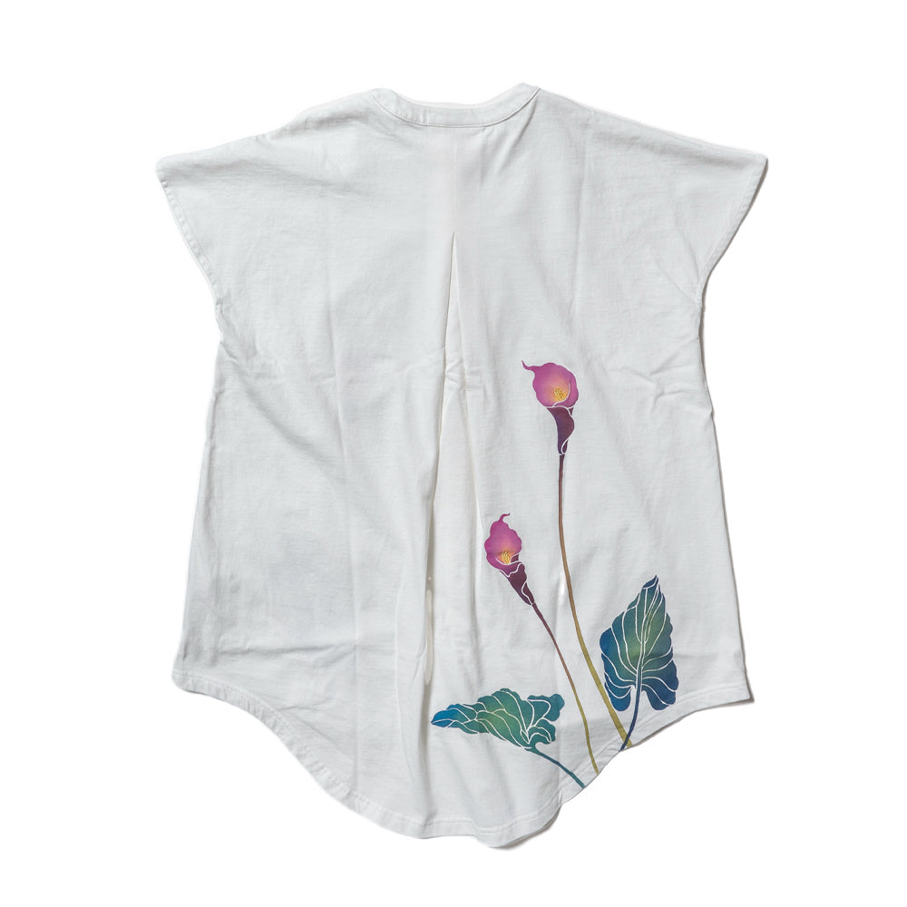  Long Cardigan -Calla lily-