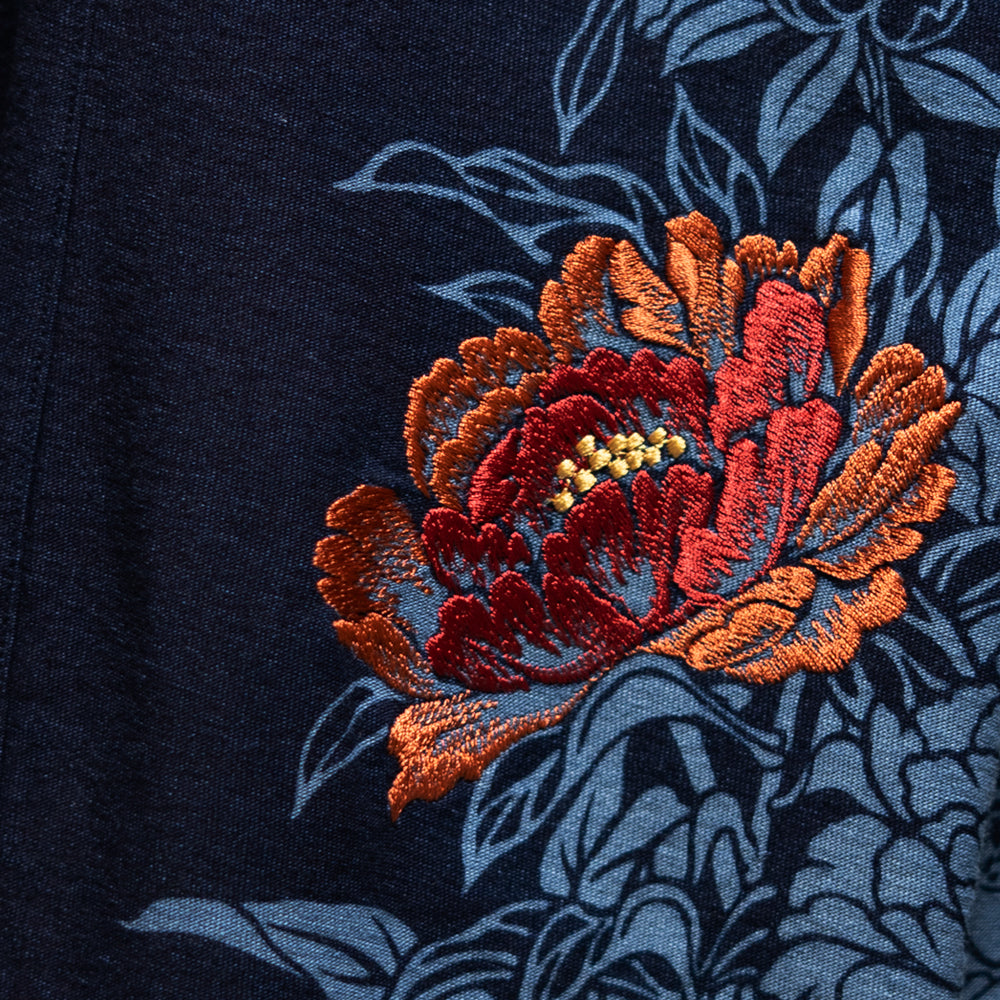 芍薬ラウンドカーディガン