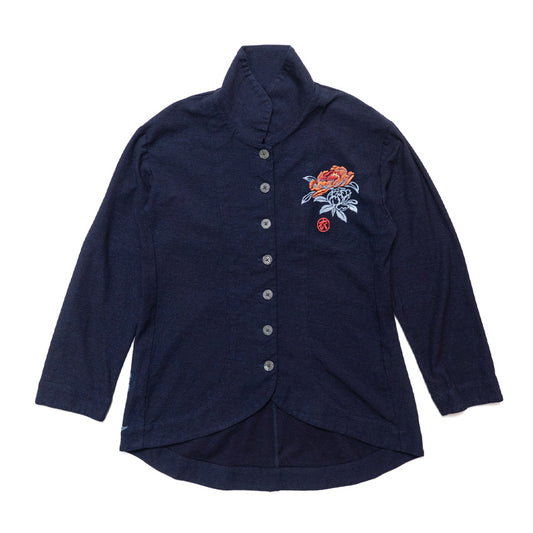 芍薬ラウンドカーディガン