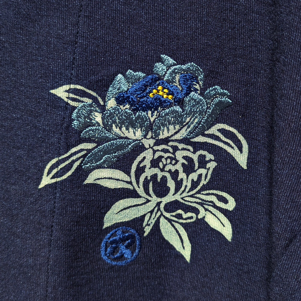 芍薬ラウンドカーディガン