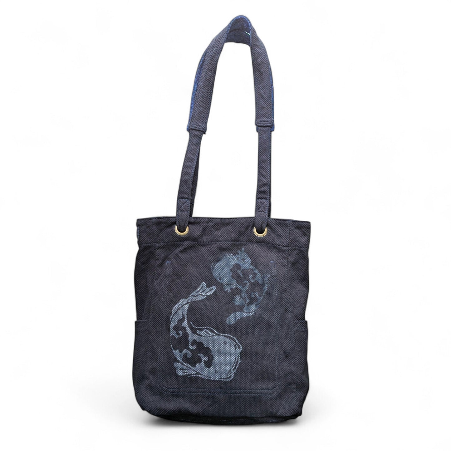 Catfish Sashiko Combo Tote Bag