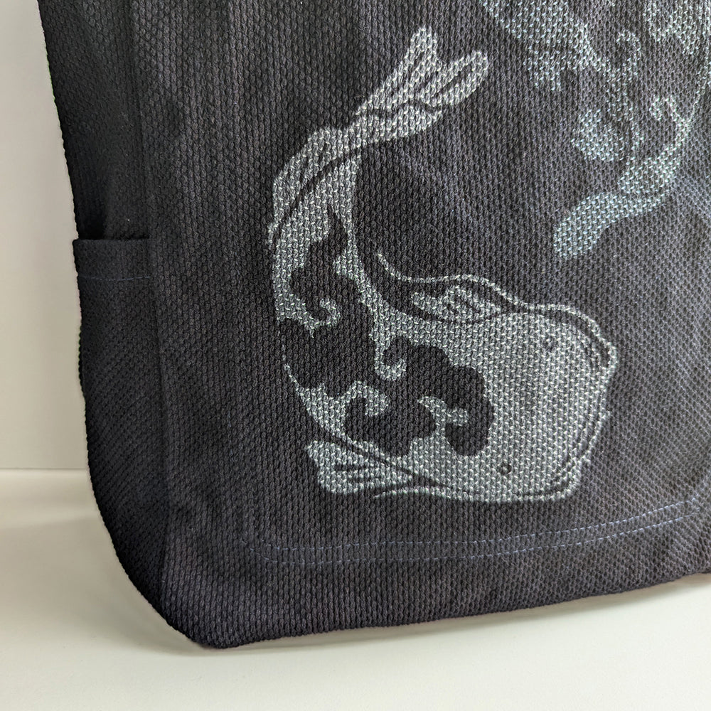 Catfish Sashiko Combo Tote Bag