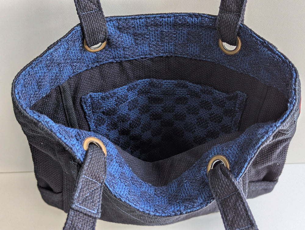 Japanese Giant Salamander Sashiko Combo Tote Bag