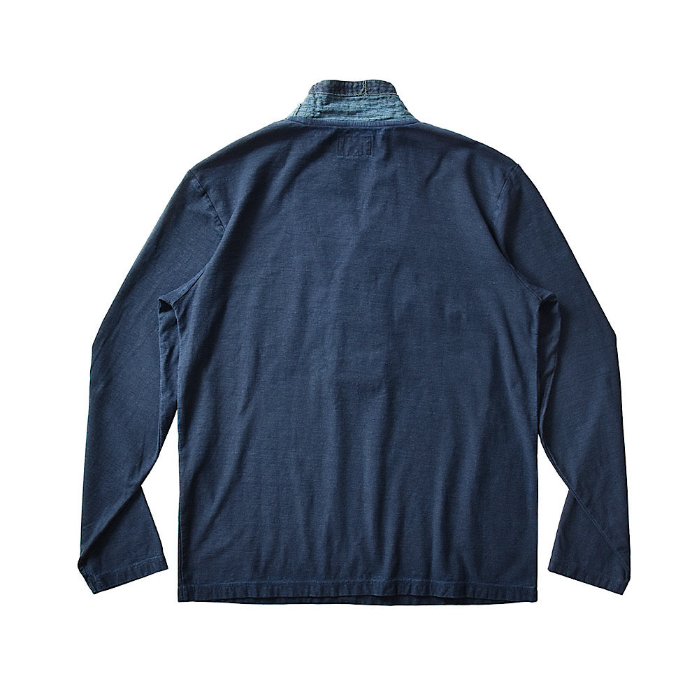 着物衿 パッチワークロングTシャツ