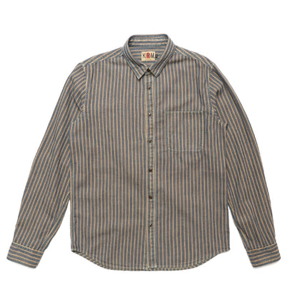 インディゴ　ストライプ　