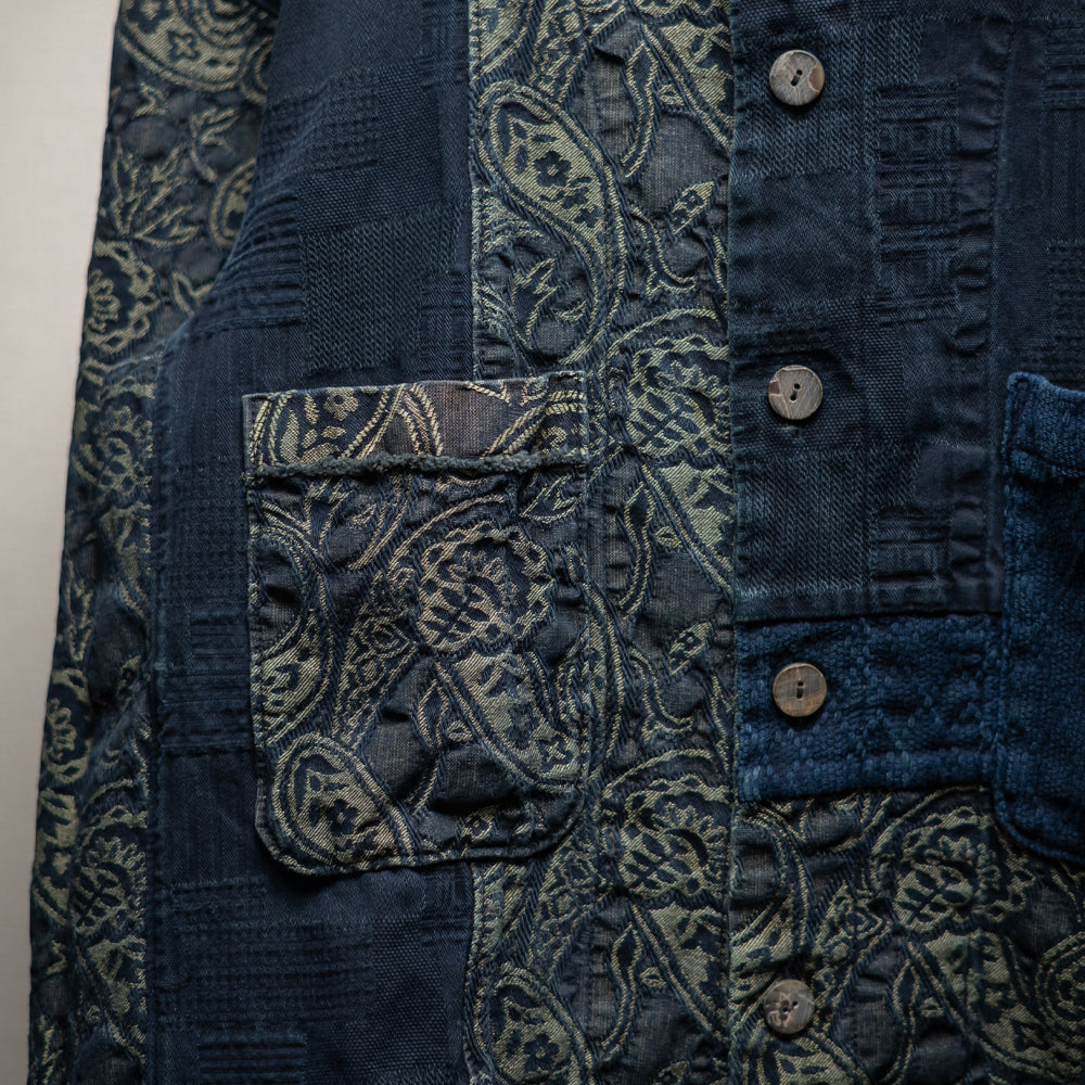 ペイズリーパッチワークジャケット