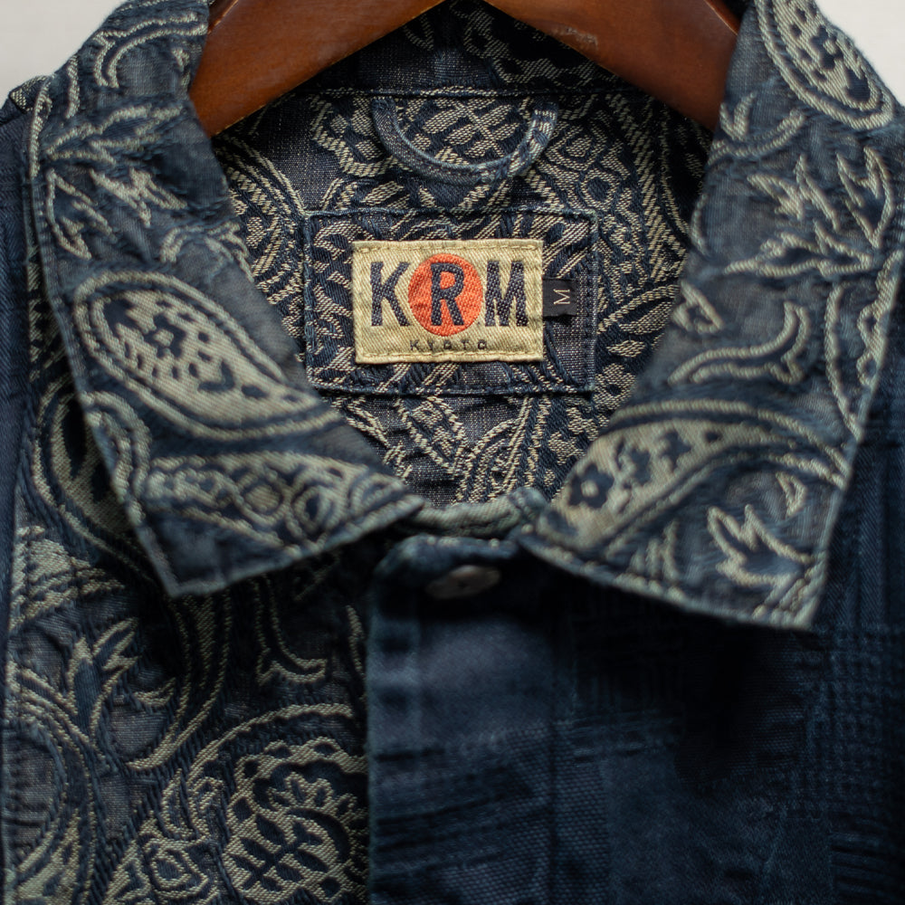 ペイズリーパッチワークジャケット インディゴ – AUSTERE JAPAN KOROMO